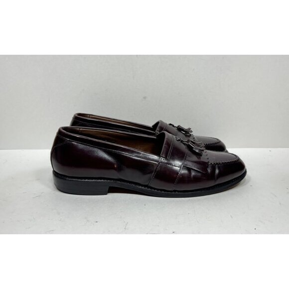 Allen Edmonds Newport Tassel Leather Loafers Men's Size 10 D Red - Picture 1 of 8